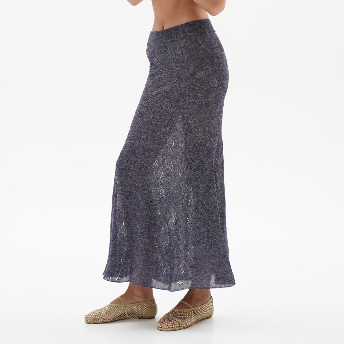 Спідниця BlackSeaTribe Півпрозора міді Фіолет skirtLIMPIDviolet