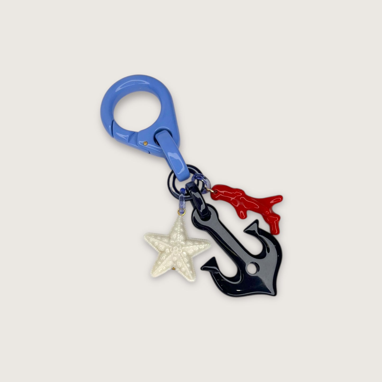 Брелок LA8 Labam 30379 navy anchor coral star