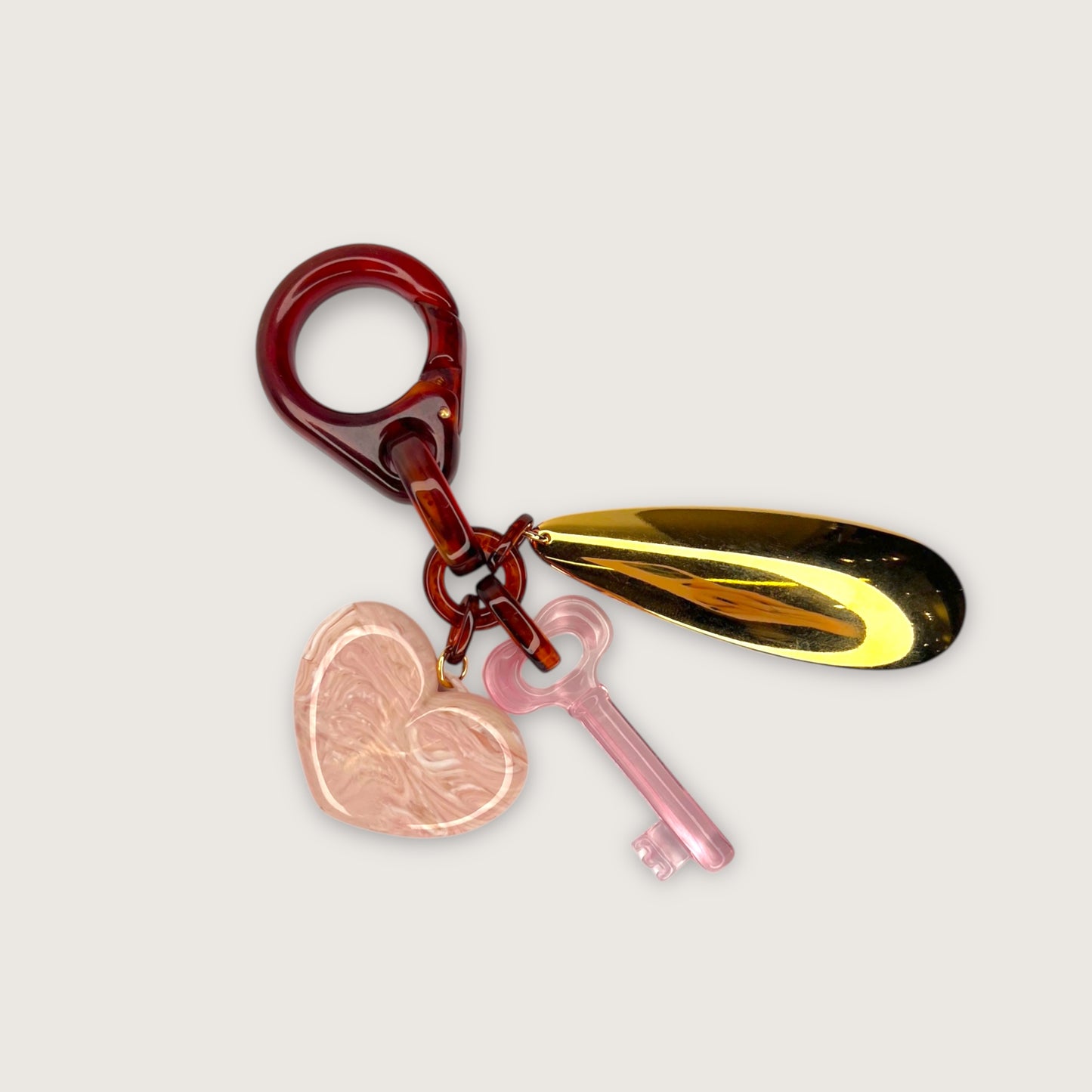 Брелок LA8 Labam 30379 pink key heart