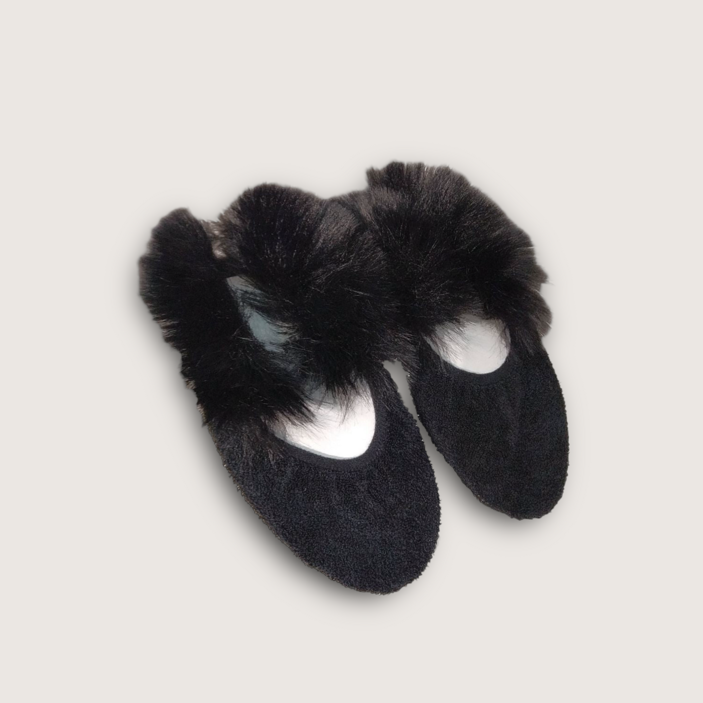 Шкарпетки Nors faux fur black/black