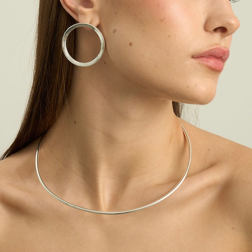 Чокер Vensa IN THE CITI срібного кольору основа AG