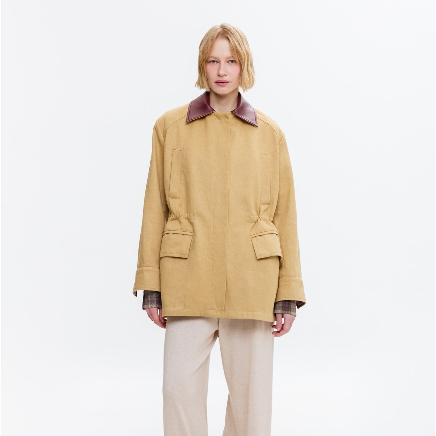 Куртка Iambrand джинсова кемел