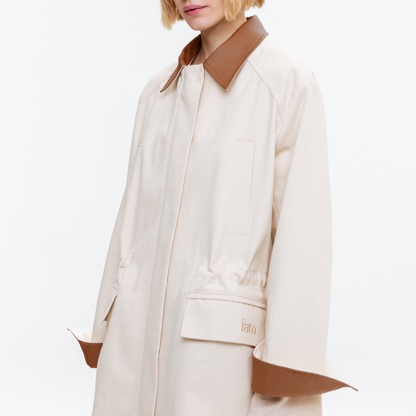 Куртка Iambrand джинсова молочна