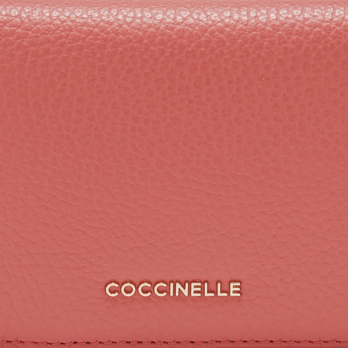 Вінтажно-рожевий італійський шкіряний жіночий гаманець Coccinelle Metallic Soft E2 MW5 11 D3 01 R56