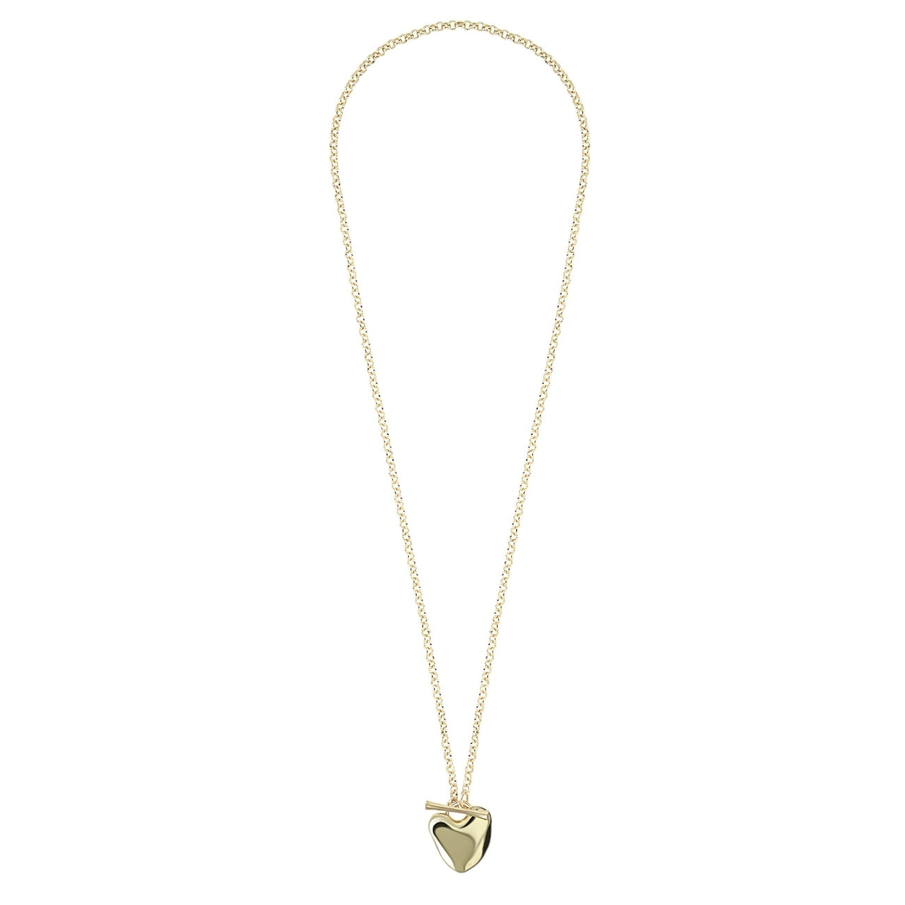 Намисто Vensa STRONG HEART золотого кольору C23 IRA 30AU