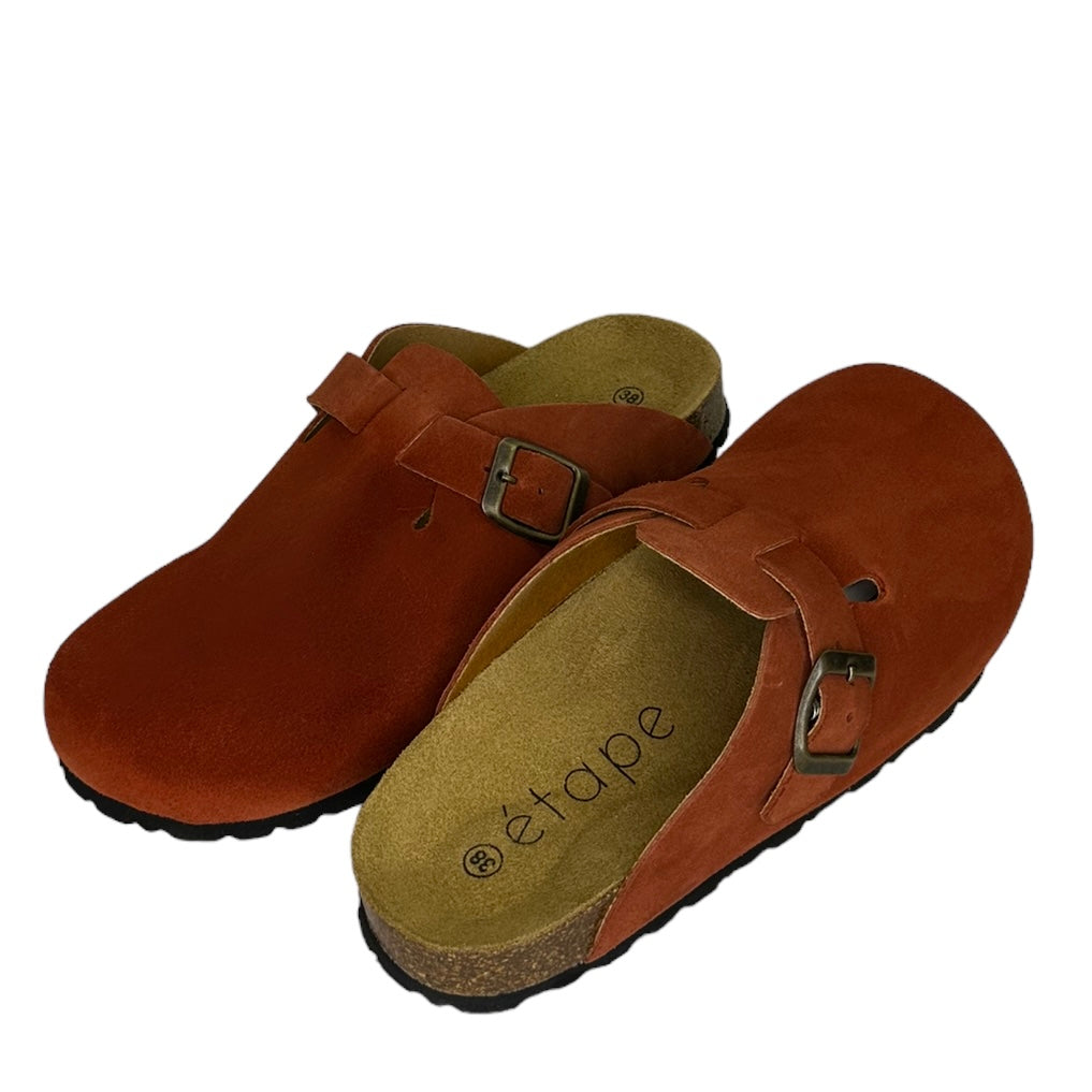 Взуття Etape slippers suede Sicilian orange