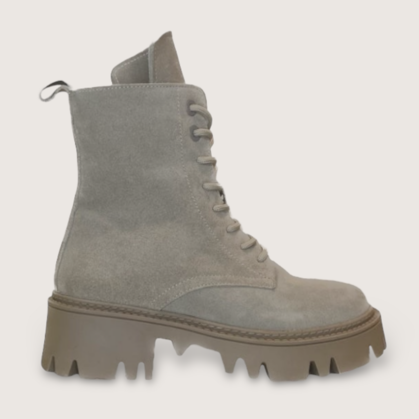 Взуття Etape velor beige fur boots