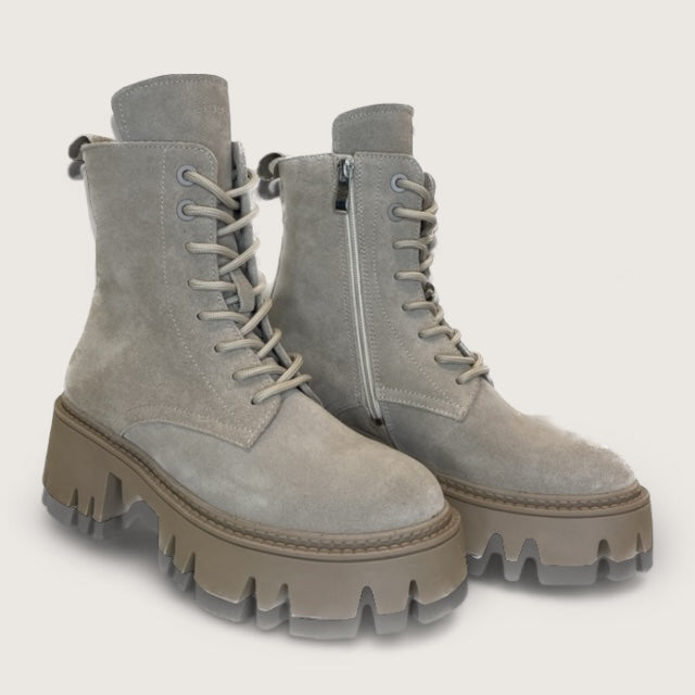 Взуття Etape velor beige fur boots