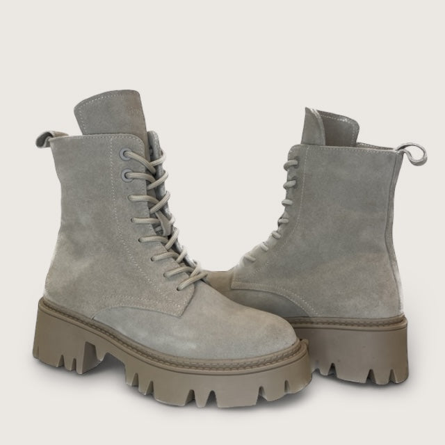 Взуття Etape velor beige fur boots