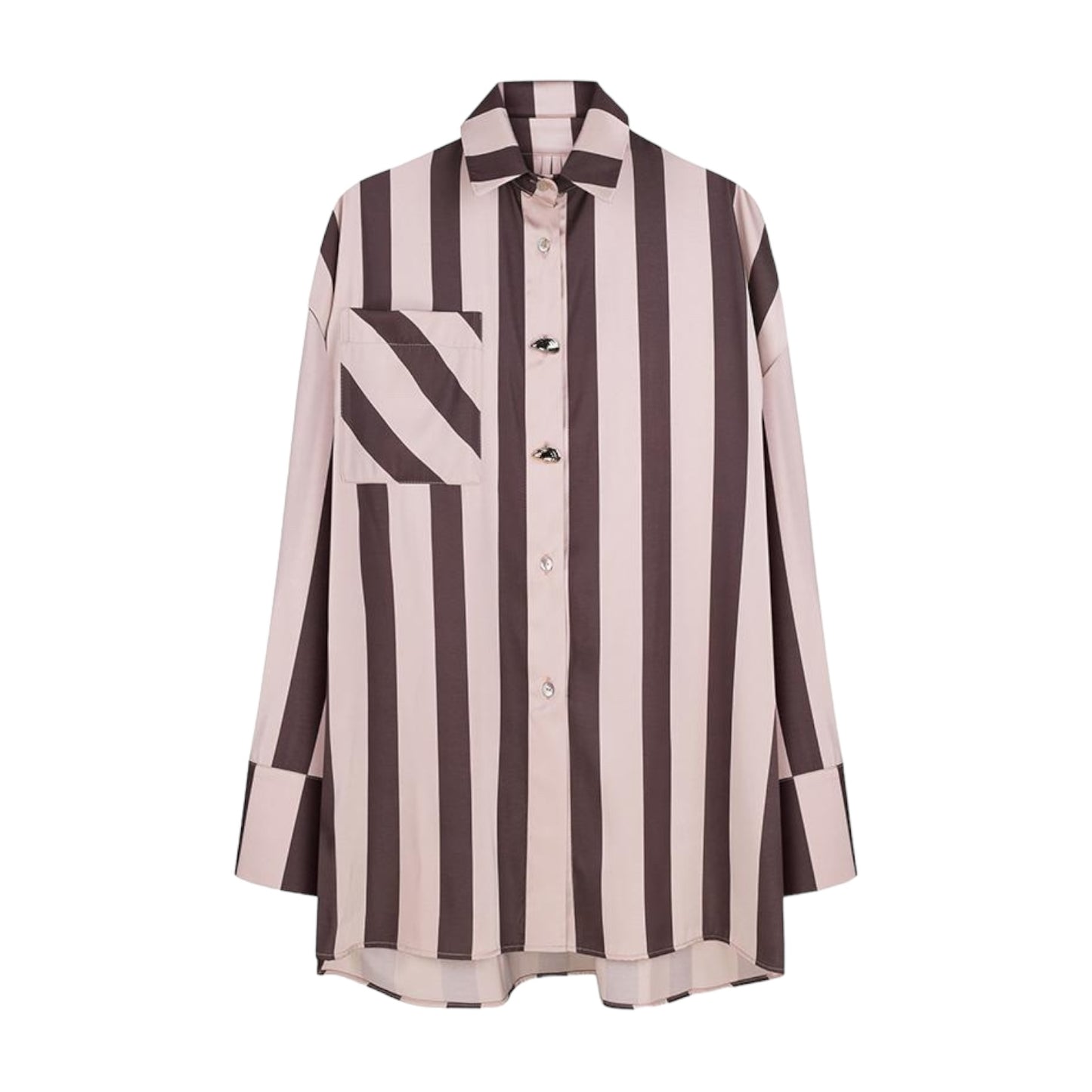 Сорочка BlackSeaTribe Піжама полоска shirtPAJAMASSTRIPbeige