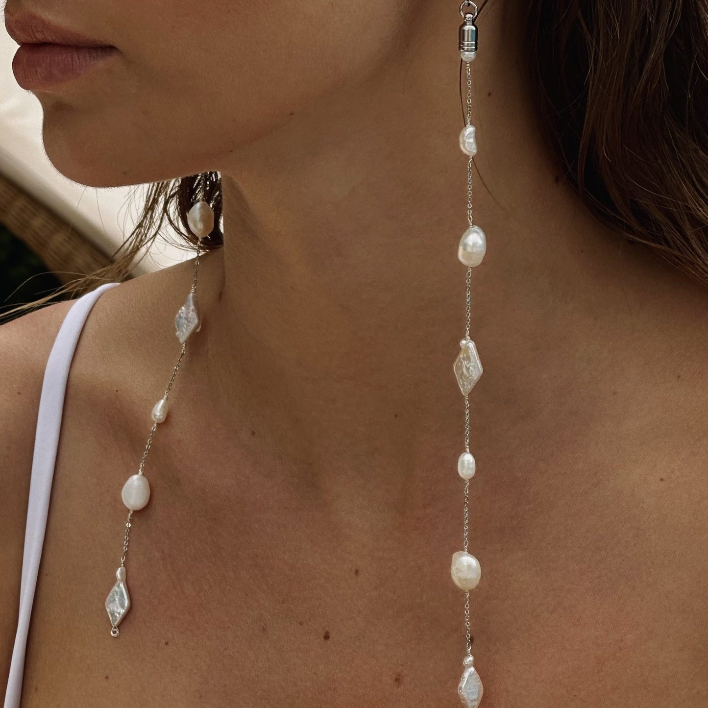 Сережки Grains de Verre Love Сріб EAL1