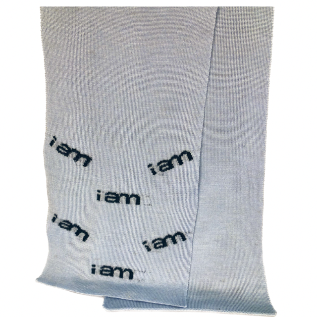 Шарф Iambrand блакитний Bl23