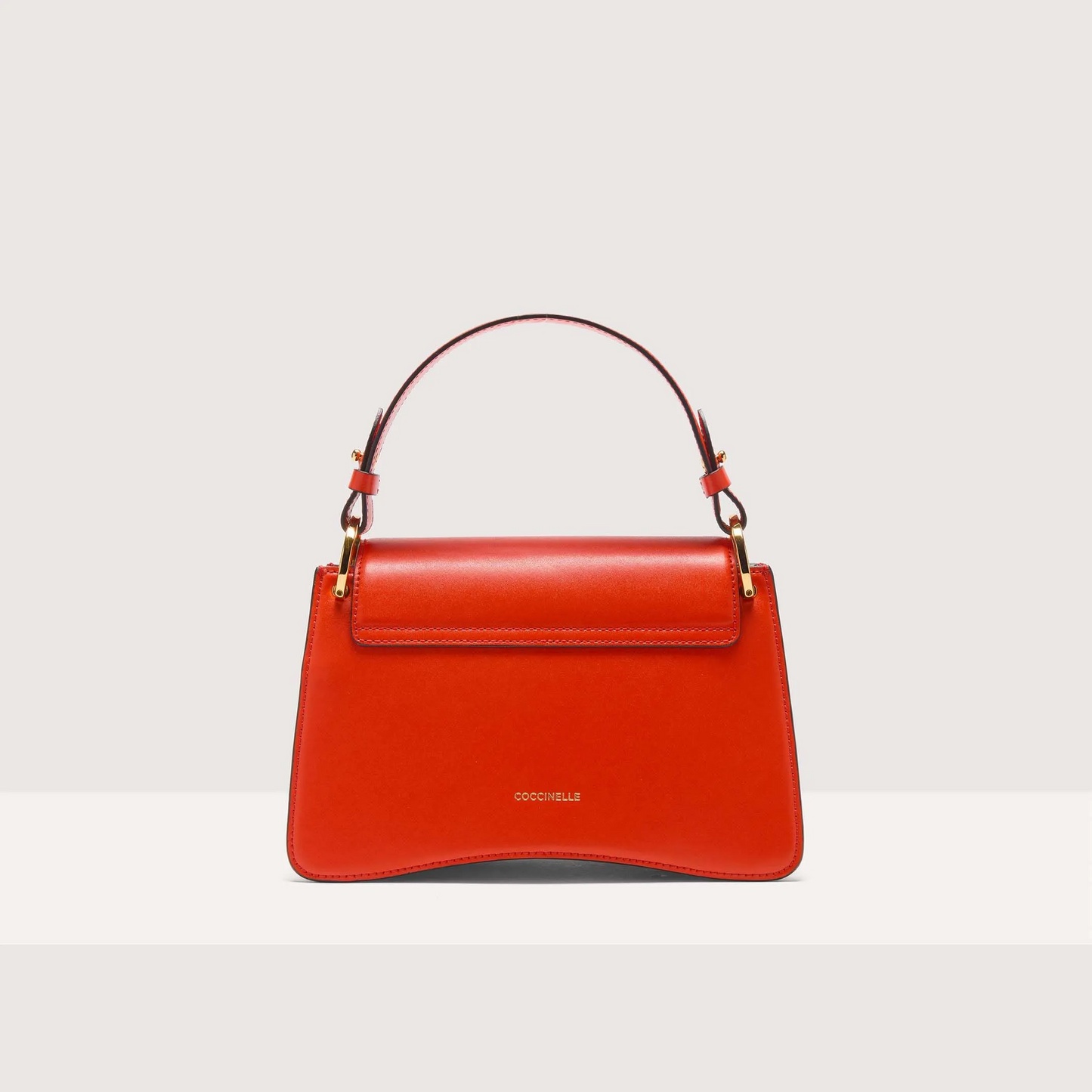 Помаранчева італійська шкіряна жіноча сумка Coccinelle C-Me Calf Cocker Small Calf Cock E1 SSK 18 02 01 R29