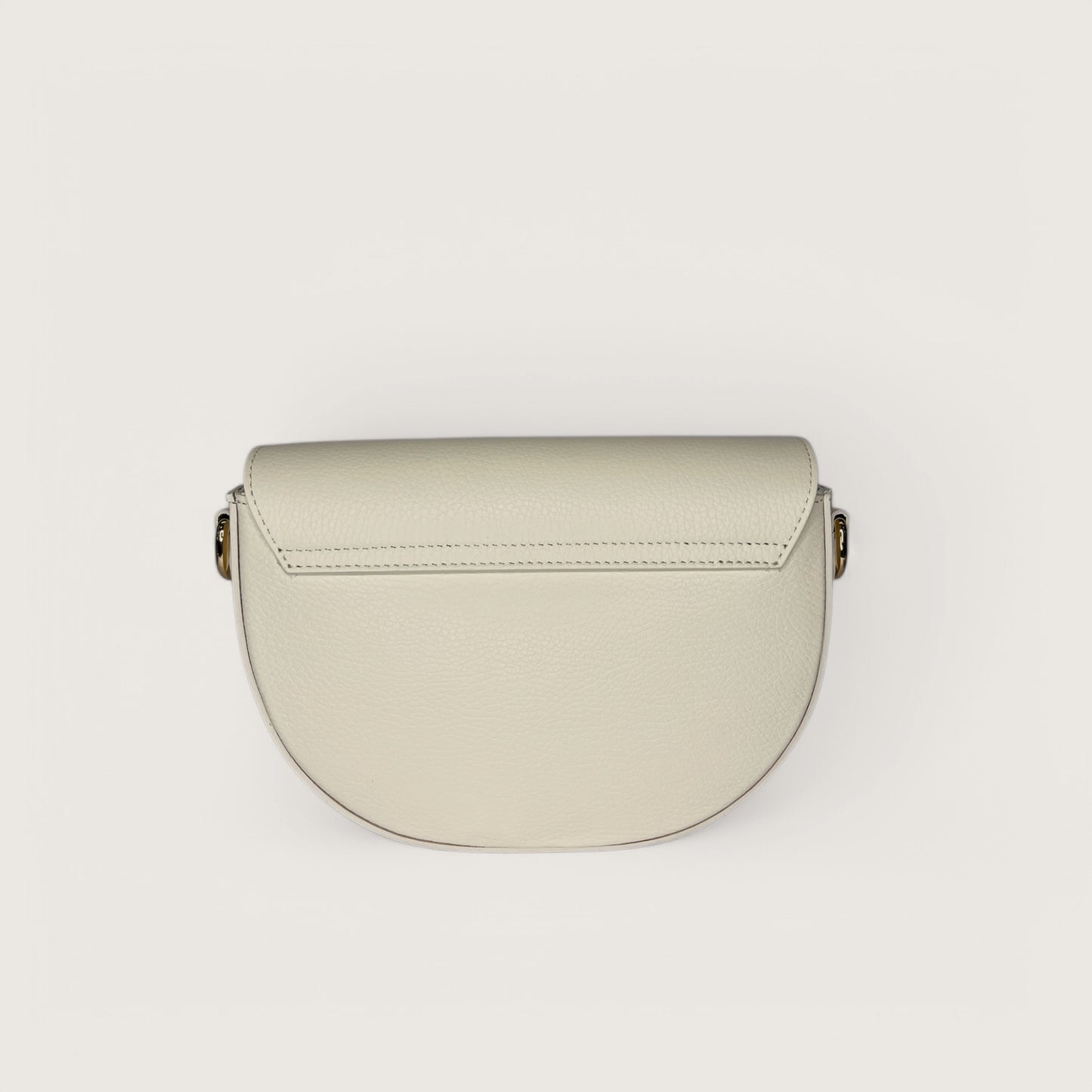 Молочна італійська шкіряна жіноча сумка Piumelli Lina M Bag, D201 Burro