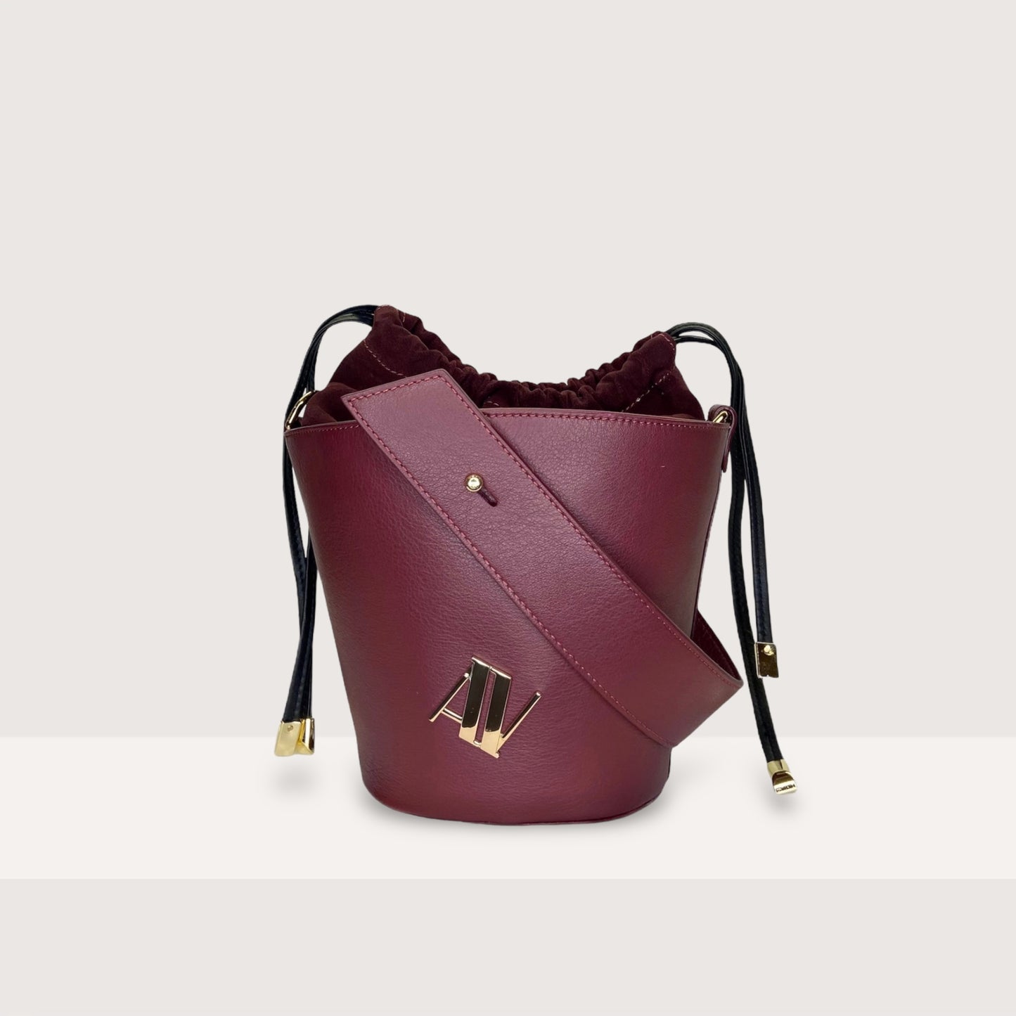 Сумка Anna Virgili AEWH ELLM VEL ELLA BORDEAUX