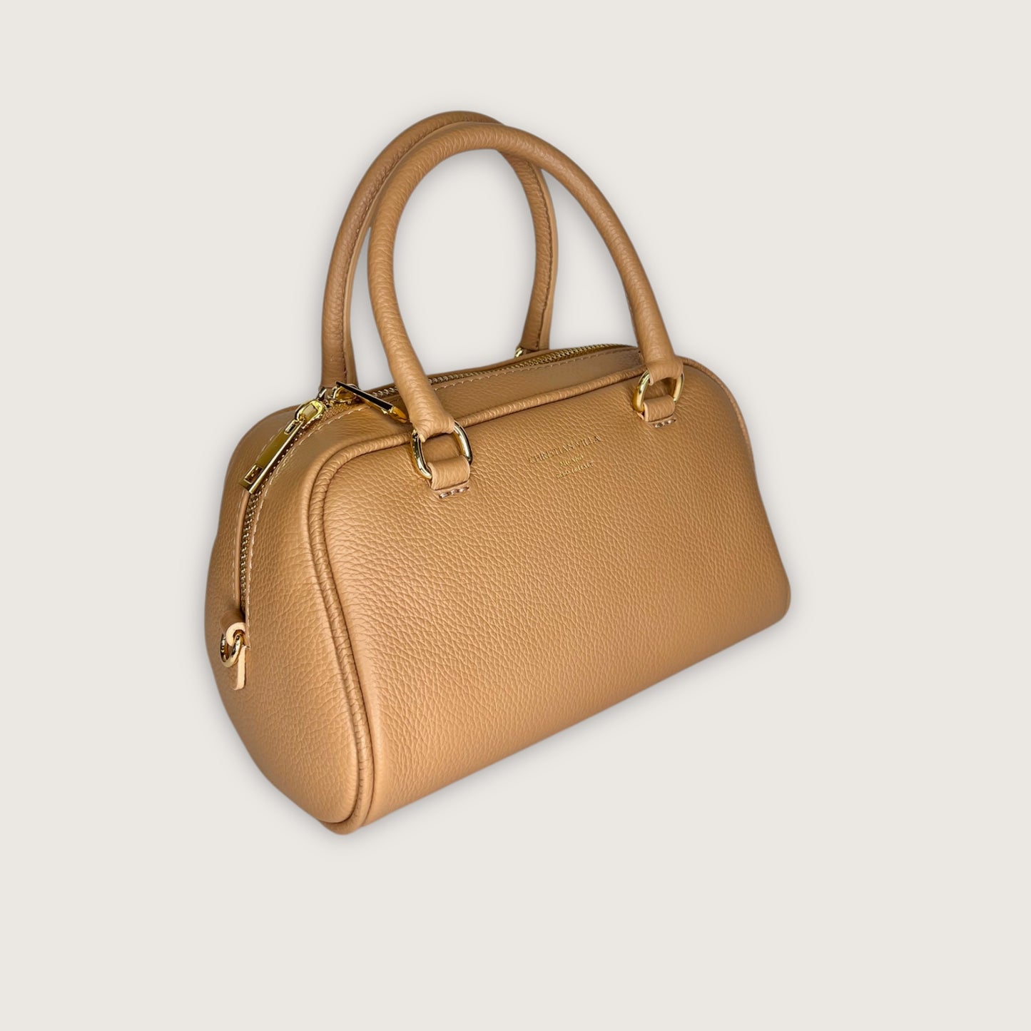 Сумка Christian Villa 06131 Bag Peggy Microfirba Beige