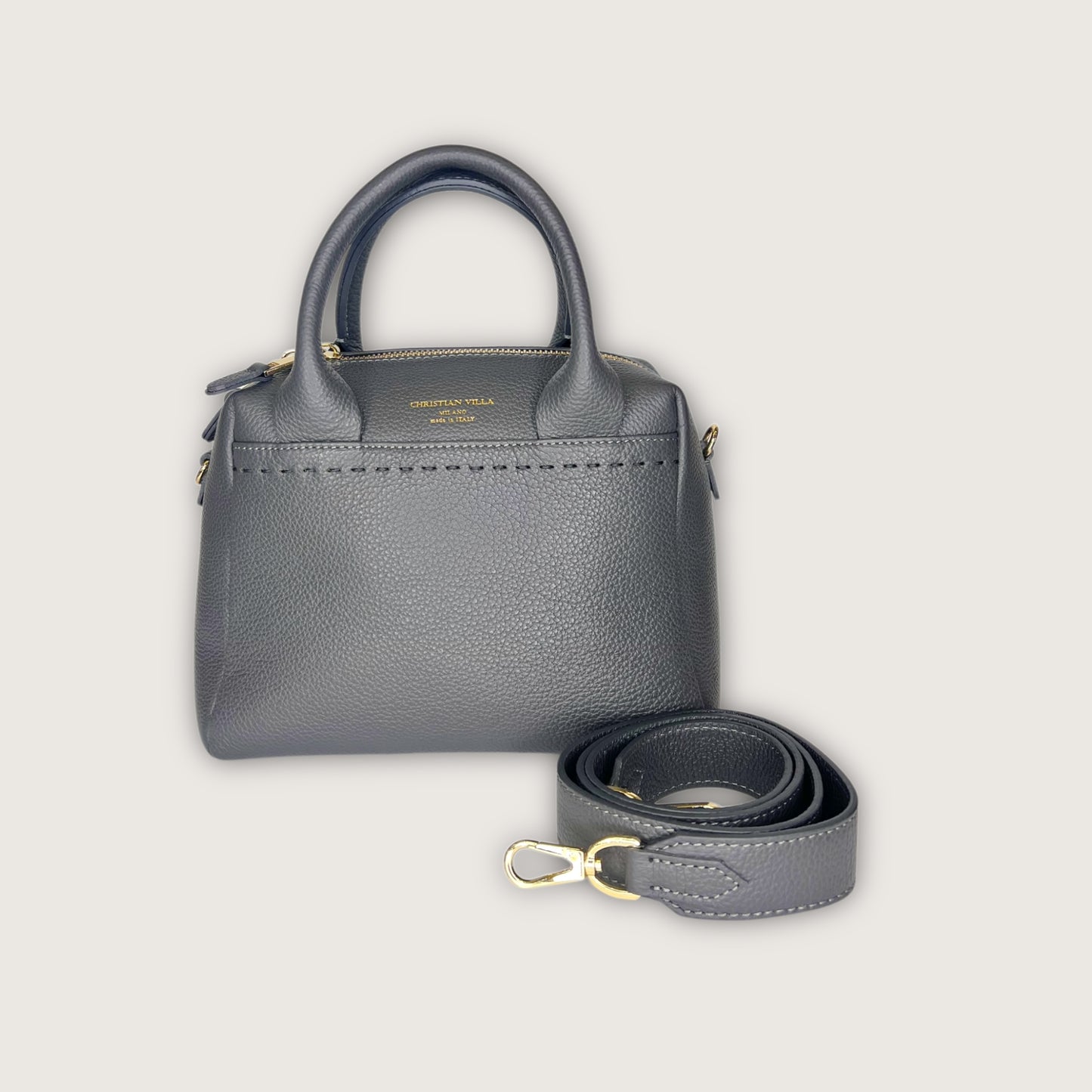 Сумка Christian Villa 06160 Bag Peggy Cucitura Nero Nylon Cv