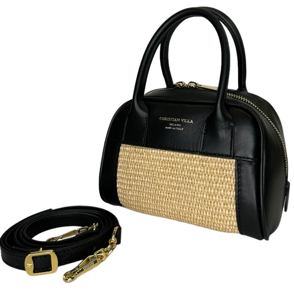 Сумка Christian Villa Asia Bags 05254 Hero Ebony Paglia Cestino