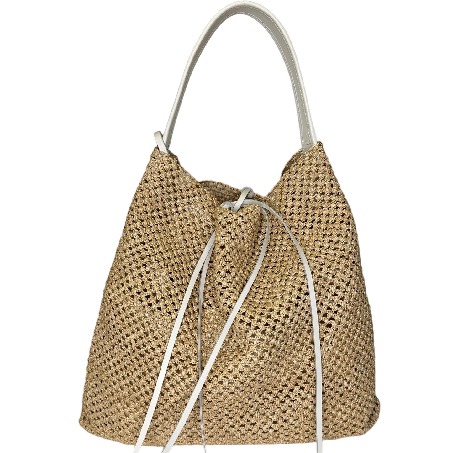 Сумка Christian Villa Crochet Bags 04982 Lush Off White Paglia Crochet