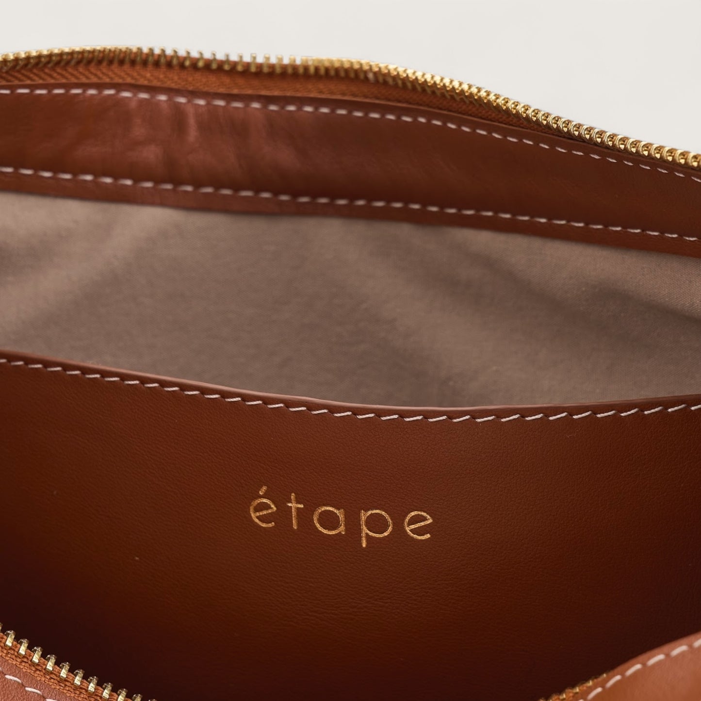 Сумка Etape Croissant Grande Cognac Nappa
