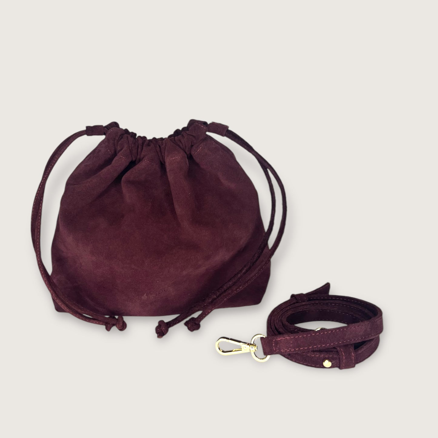 Сумка Etape Florence Burgundy suede