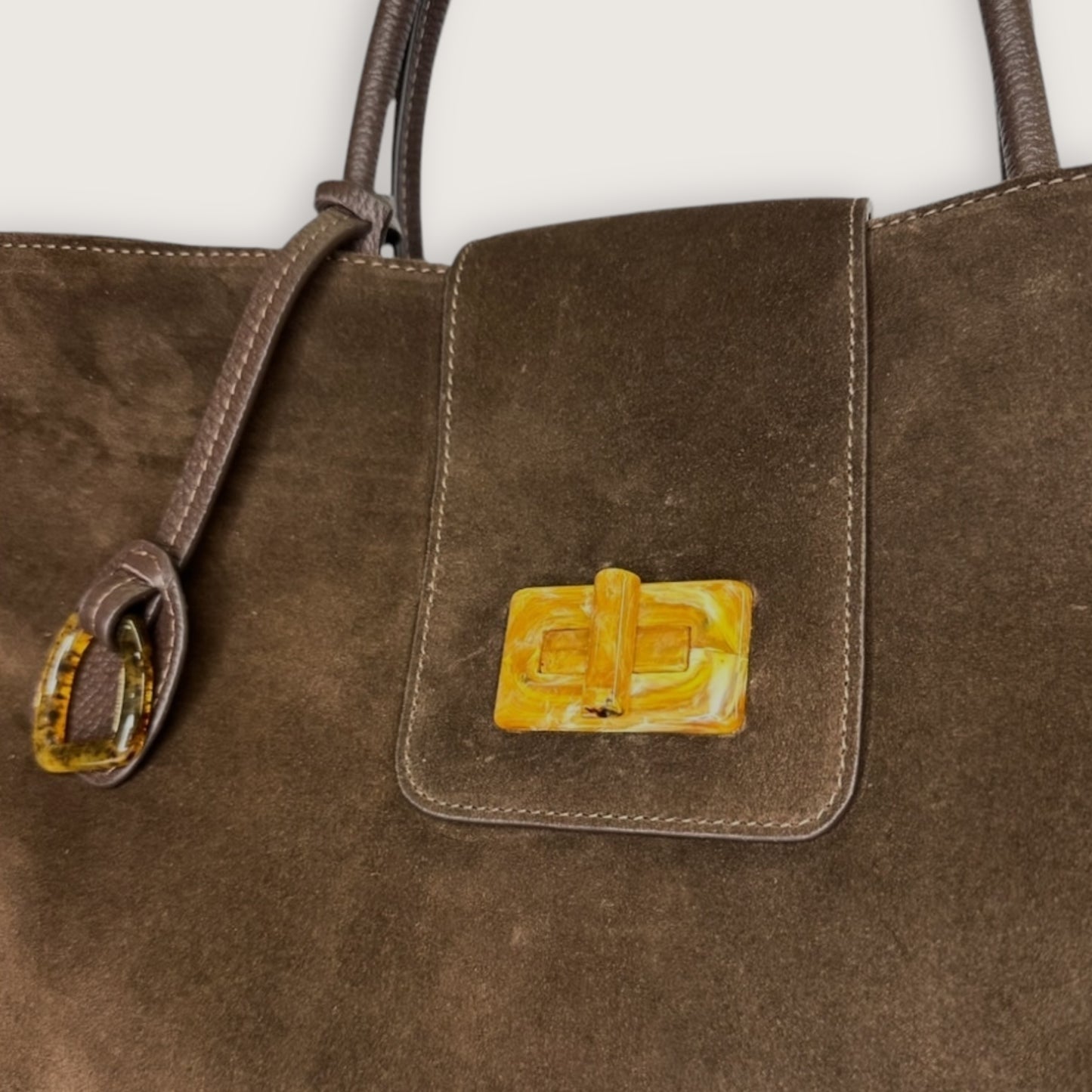 Сумка Etape ss24 Milano Grande Chocolate Suede