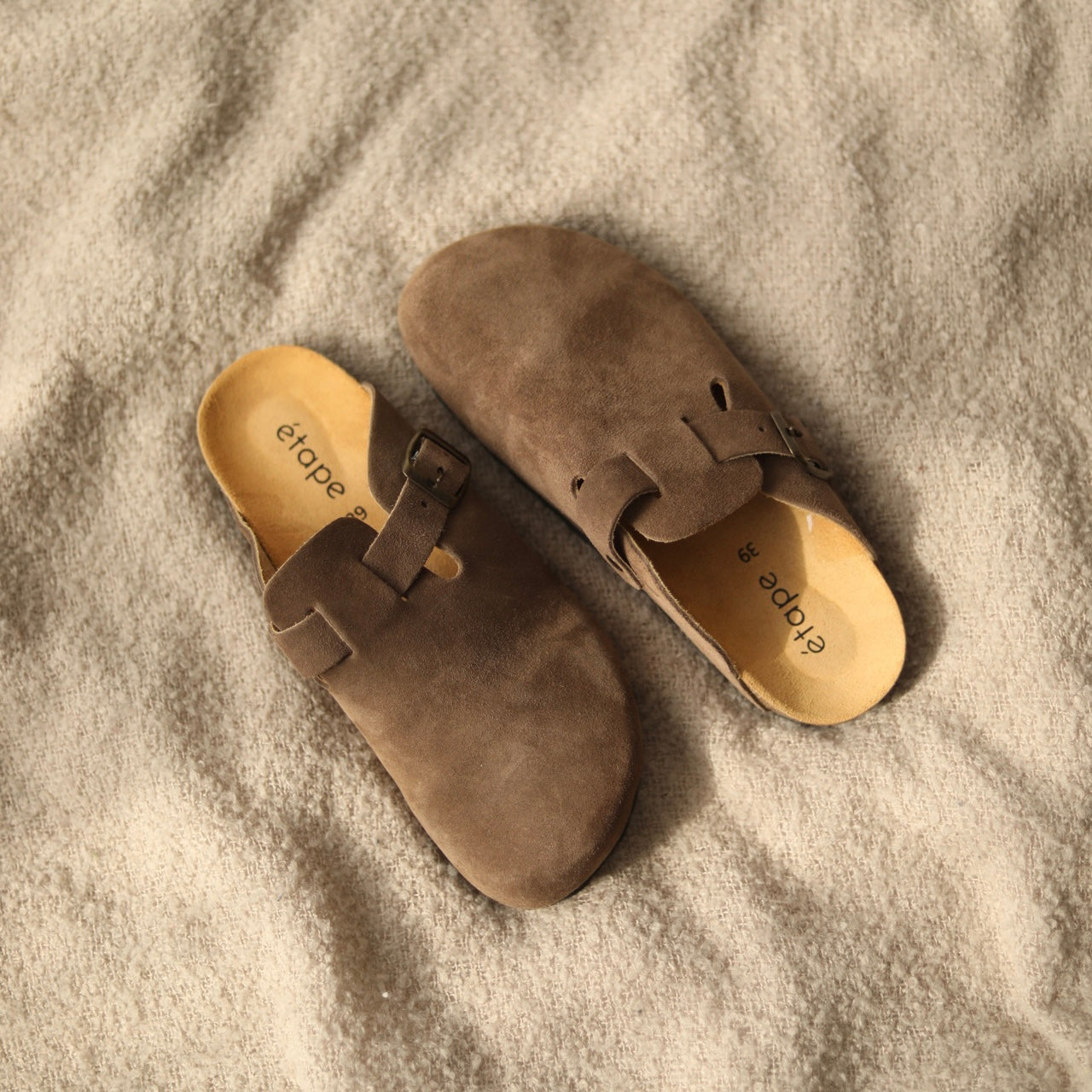 Взуття Etape slippers suede chocolate