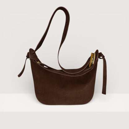 Сумка Etape Croissant Grande Chocolate Suede