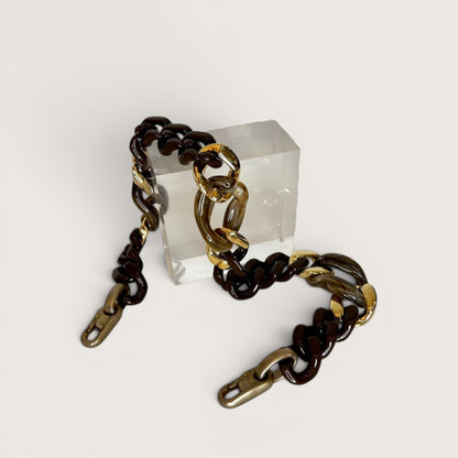 Ремінь для сумки LA8 Labam 29986/10856 brown gold