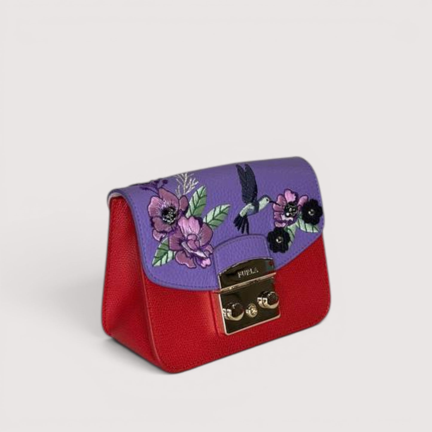Сумка Furla Metropolis Mini 870102/941966 violet birds