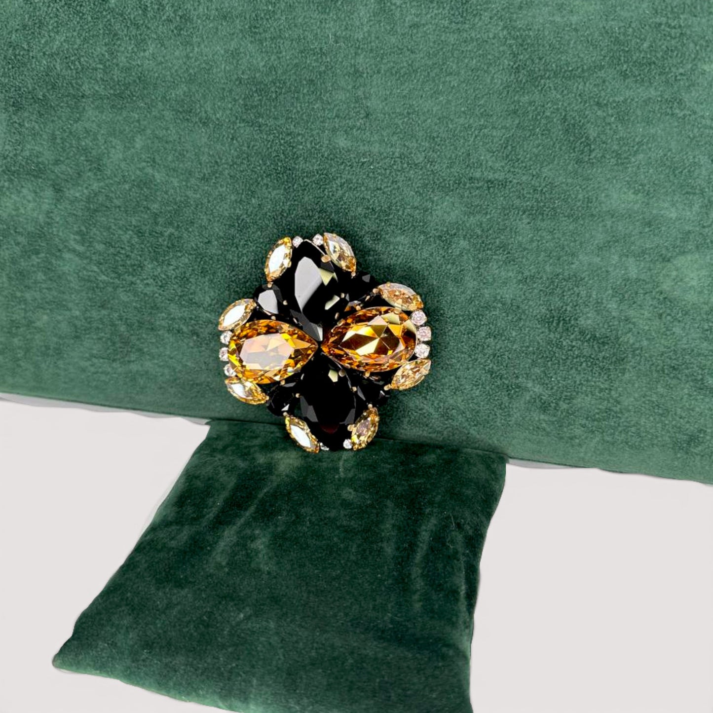 Брошка Vetro Antico AR 031150 yellow black brooch