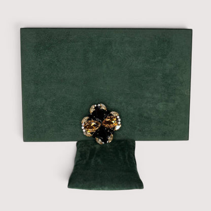 Брошка Vetro Antico AR 031150 yellow black brooch