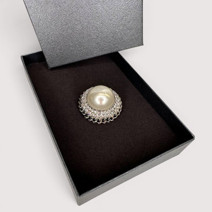 Брошка Vetro Antico AR 070034.62 pearl medalion