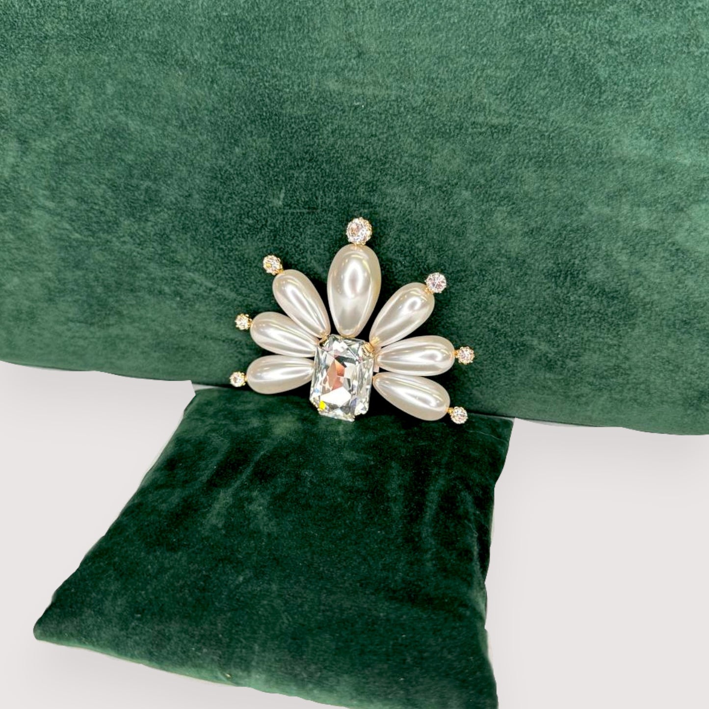 Брошка Vetro Antico AR 030873 pearl fan