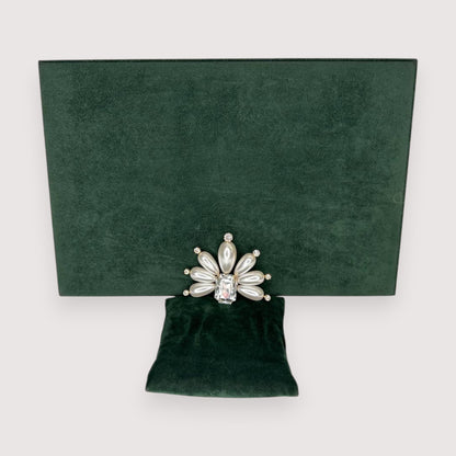 Брошка Vetro Antico AR 030873 pearl fan