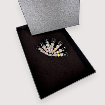 Брошка Vetro Antico AR 028866 blue fan