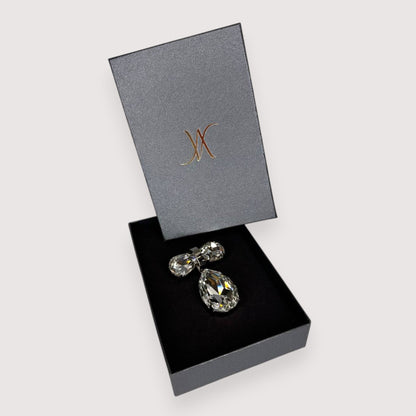 Брошка Vetro Antico AR 027991 white bow