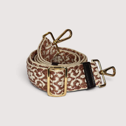 Ремінь для сумки LA8 1339/40/1 Flower Bronze