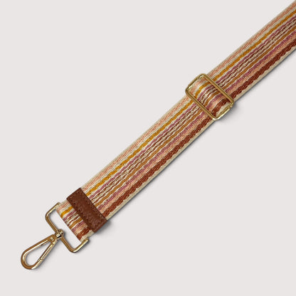 Ремінь для сумки LA8 1341/40/8 Stripes Salmon