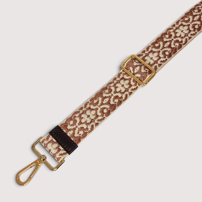 Ремінь для сумки LA8 1339/40/1 Flower Bronze