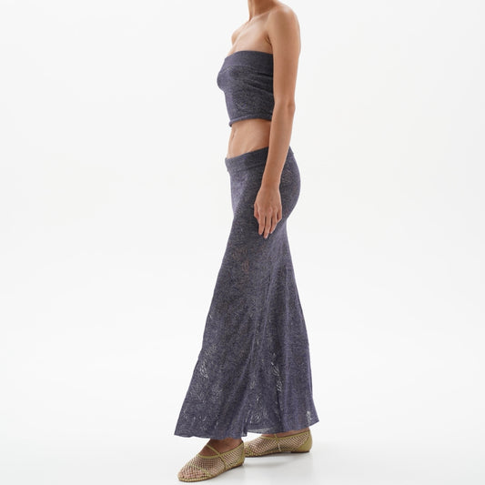 Спідниця BlackSeaTribe Півпрозора міді Фіолет skirtLIMPIDviolet