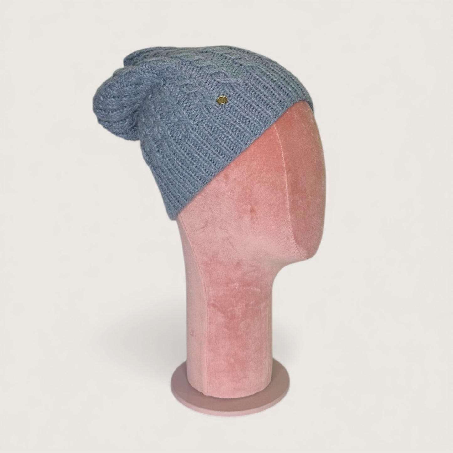 Шапка Butterfly BY LYU 2022.13 PLAIT grey