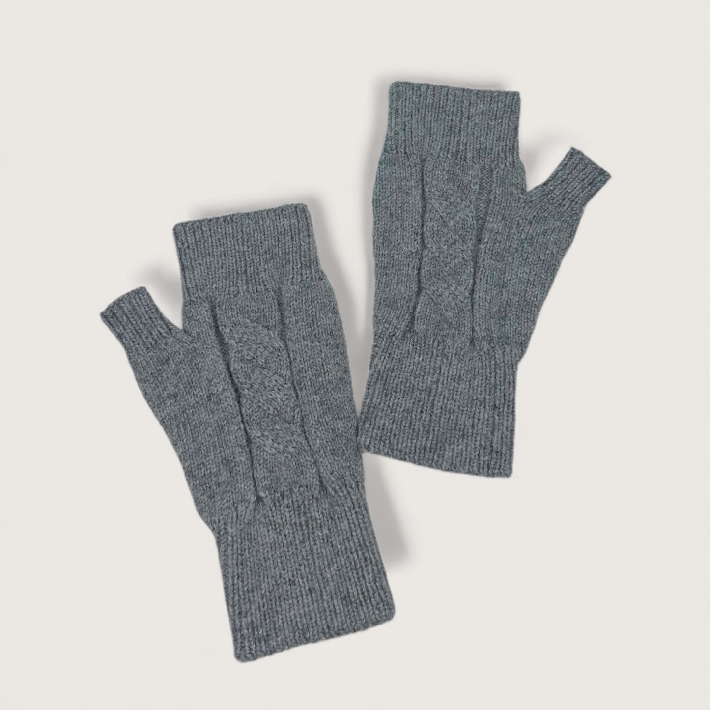 Мітенки Butterfly BY LYU 2025.38 АТ dark grey cachmere