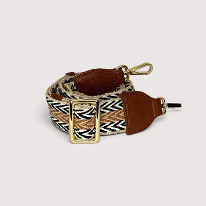 Ремінь для сумки LA8 2304 Woody/Gold/Brown
