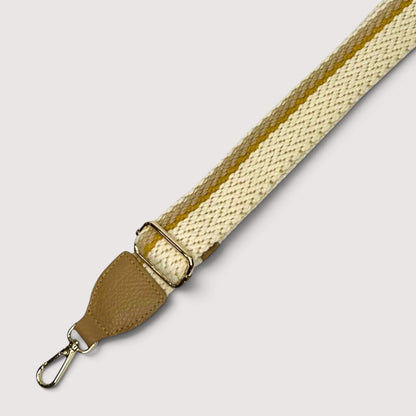 Ремінь для сумки LA8 2301 Cappuccino/Gold/Yellow