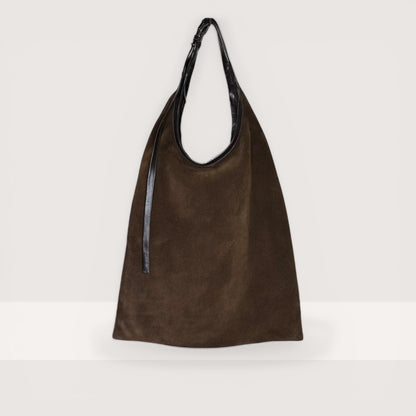Сумка Etape 0017 La Poche Grande Suede Dark chocolate