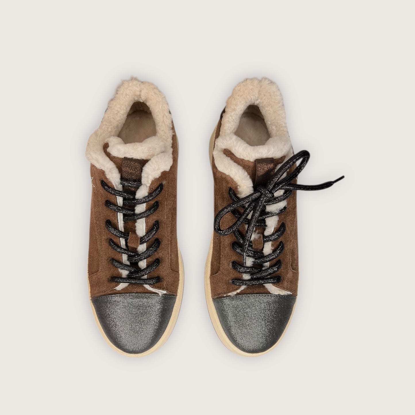 Взуття LA8 FW2505 cacao-glitter bronze/beige