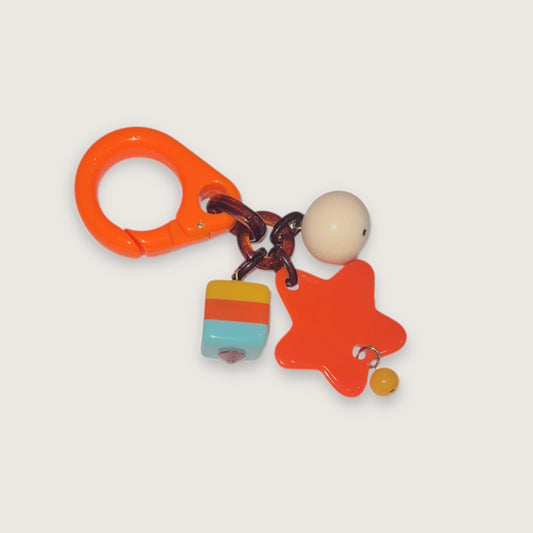 Брелок LA8 Labam 30379 orange star rainbow cube