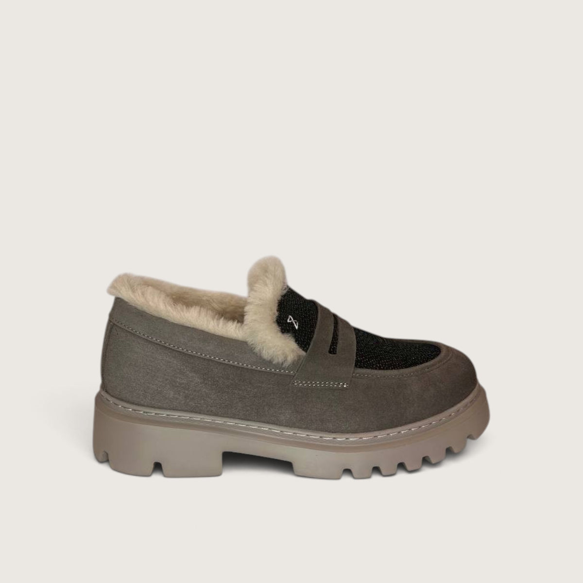 Взуття LA8 FW2603 grey taupe /bronze glitter