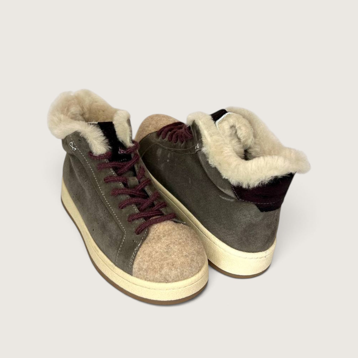 Взуття LA8 FW2604 grey taupe- cherry/grey